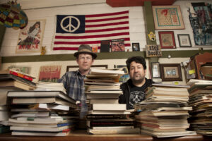 PRESS PHOTO: Dan Abbott (L) and Corbett Redford (R) of Bobby Joe Ebola and the Children MacNuggits - Photo by Flip Cassidy, 2012